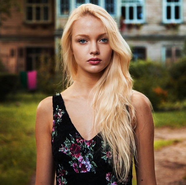 Young girl in Riga